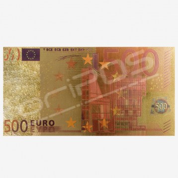 Zlatna Euro novčanica, 500 Eura